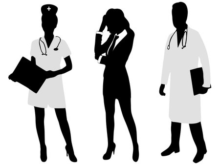 Medical care or insurance conceptのイラスト素材