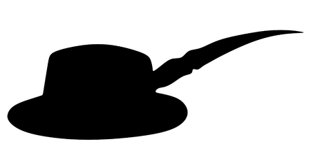 traditional hunting hatのイラスト素材