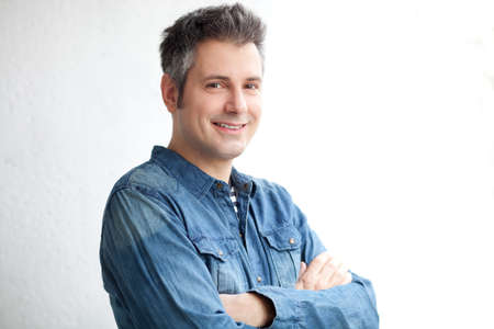 Portrait of confident young manの写真素材