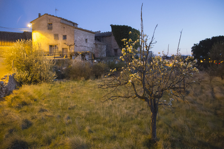 Rural landscape Teruel Aragon Spainの写真素材