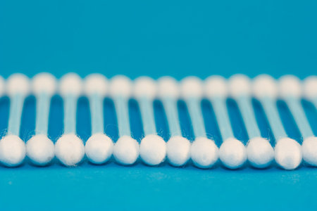 line of cotton swabs, ear cleaners 
