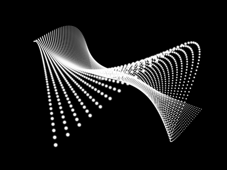 Abstract particles background.Technology style. Blur abstract background.の写真素材