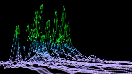 Abstract analytical background with  analyze data chart.  Analytics algorithms data. Big data....