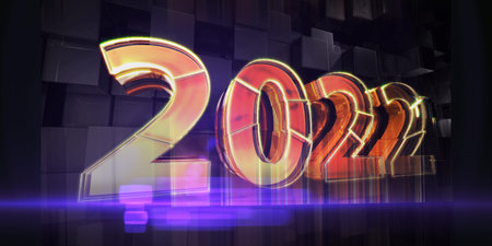 Big data. Abstract technology  background with polygonal grid analyze and blurred lines.  Analytics...