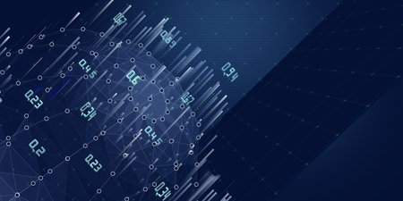 Abstract geometric background sphere wireframe from circles and data bllured lines. Concept for...