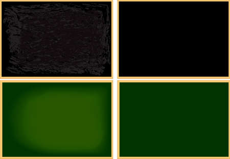 School board in green and black versionのイラスト素材