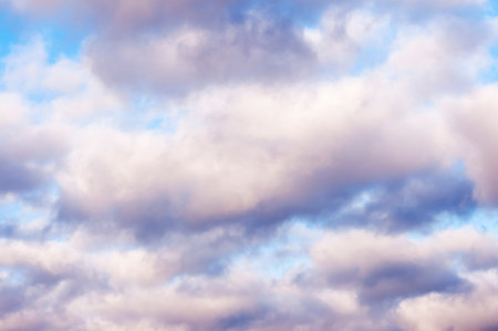 Colorful clouds in an early morning sky background
