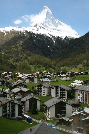 Matterhorn and Zermattの写真素材
