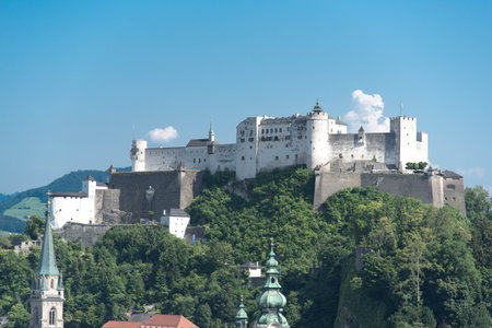 Fortress Hohensalzburg, Salzburg, Austriaのeditorial素材