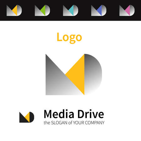 Icon design element. Vector abstract shapes, abstract logo, icon isolated. Colorful logo, identity for company, web logo. Geometric logo, origami logoのイラスト素材