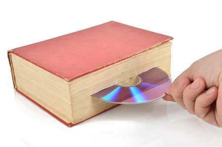 DVD and bookの写真素材