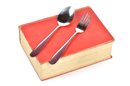 Dictionary and tablewareの写真素材