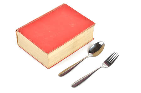 Dictionary and tablewareの写真素材