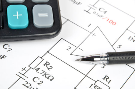 Circuit diagramの写真素材