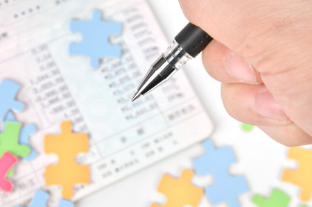 Puzzle and passbook
