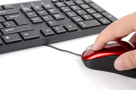 Computer mouse and keyboard