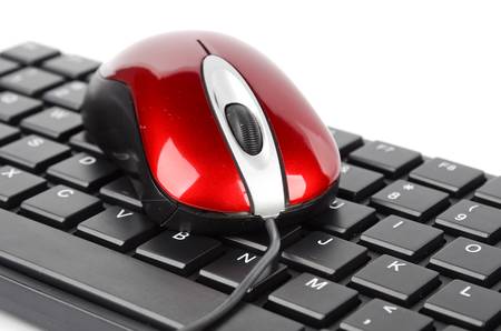Computer mouse and keyboardの写真素材