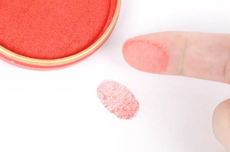 Fingerprintの写真素材