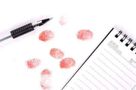 Fingerprintの写真素材