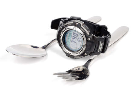 Tableware and watchのeditorial素材