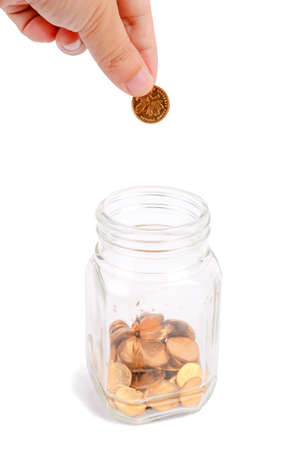 A money jarの写真素材