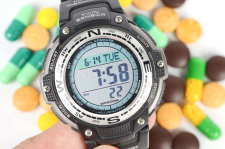 Take medicine on timeのeditorial素材