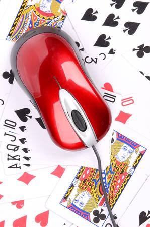 On line gamblingの写真素材