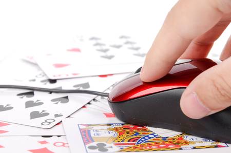 On line gamblingの写真素材