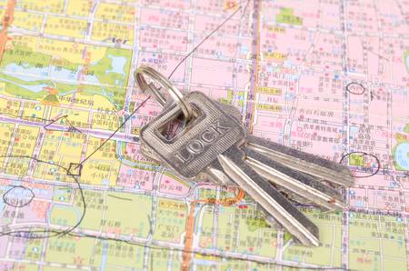 Map and keyのeditorial素材