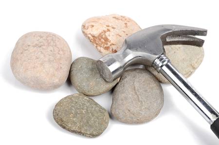 Hammer and stoneの写真素材