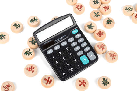 Calculator and xiangqiのeditorial素材