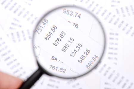 Financial dataの写真素材