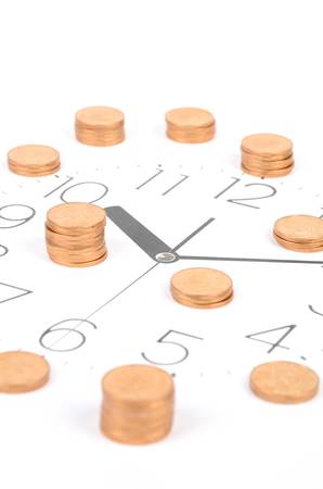 Time is moneyの写真素材