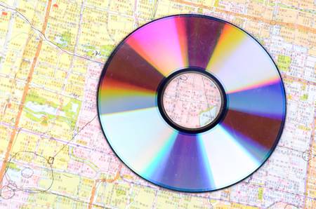 DVD and mapのeditorial素材