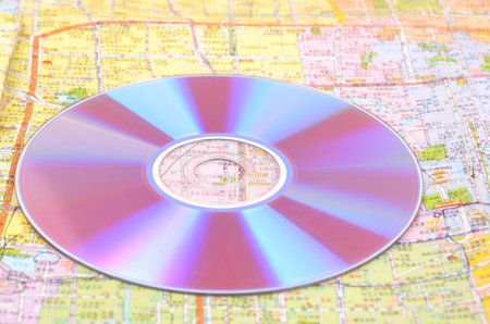 DVD and map