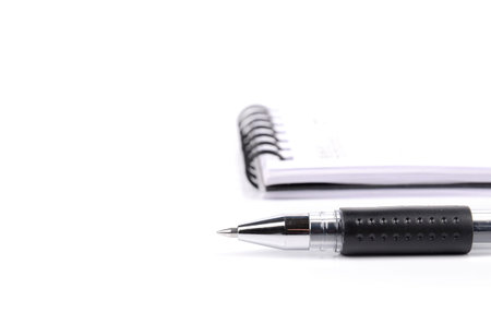 Notepad and pen