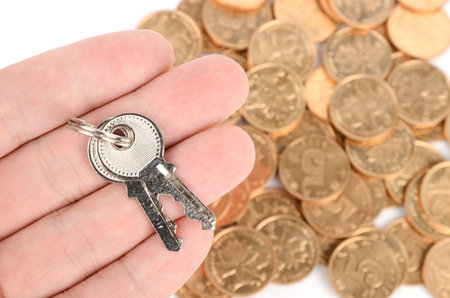 Coin and key