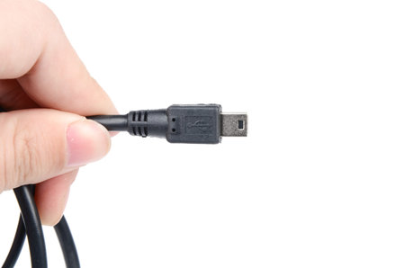 USB cableの写真素材