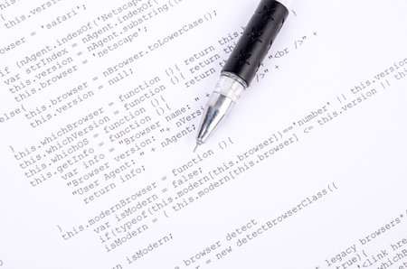 Xml code and pen