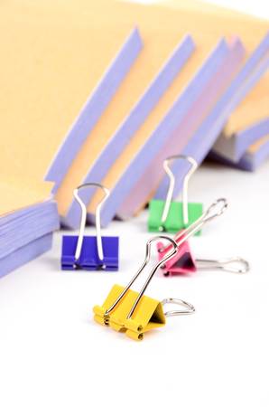 Paperclip and accountの写真素材