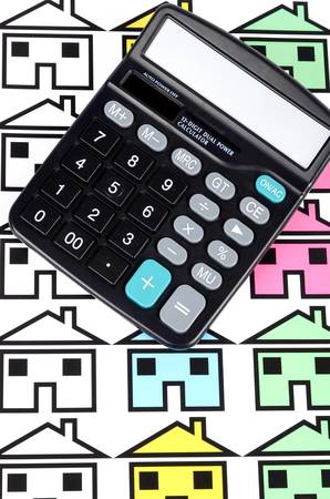 Calculator and houseの写真素材