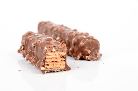 Chocolate barsの写真素材