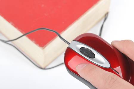 On line readingの写真素材