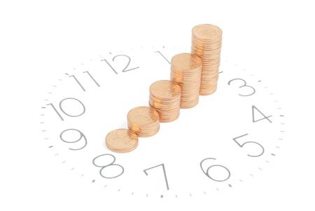 Time is moneyの写真素材