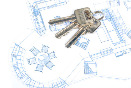 Key and blueprintのeditorial素材