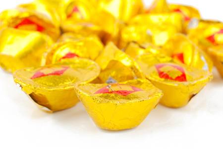 Gold ingotの写真素材