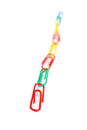 Paper clipsの写真素材