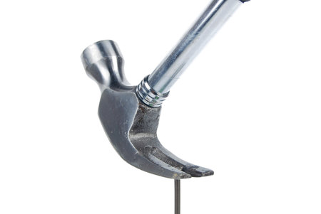 Nails and hammer