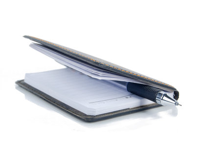 Notepad and pen