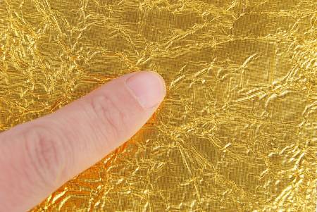 Gold foilの写真素材